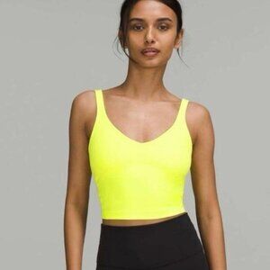 LIKE NEW Size 6 Electric Lemon Women's lululemon align top